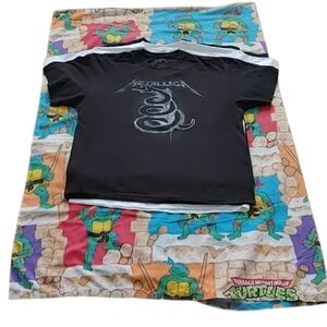 ​​5 Men’s Graphic Band Tee Bundle XL/2XL Metallica Van Halen Rock Concert Shirts